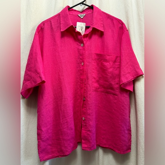 NWT Rails Mackinley shirt size large raspberry - Picture 4 of 7